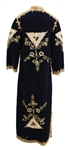 Elvis Presley Owned & Worn Elaborately Beaded and Embroidered Blue Velvet Caftan  