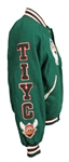 Michael Jackson Owned & Worn Christmas Baseball Jacket