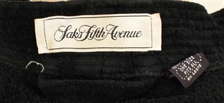 Michael Jackson's Owned & Worn Sak's Fifth Avenue Black Robe