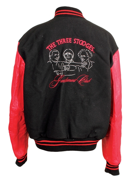 Michael Jackson Owned & Worn Three Stooges Mens Club Jacket from the MGM Grand Las Vegas