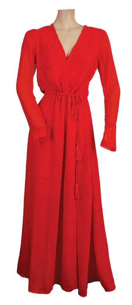 h&m red dress