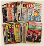 Beatles Large Original Vintage Magazine and Book Archive