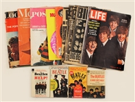 Beatles Large Original Vintage Magazine and Book Archive