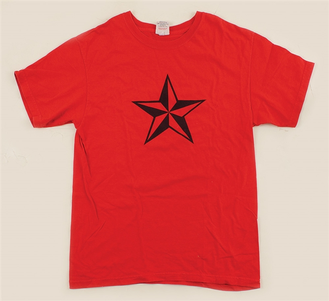 Ringo Starr Owned & Worn Red and Black "Star" T-Shirt