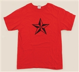 Ringo Starr Owned & Worn Red and Black "Star" T-Shirt