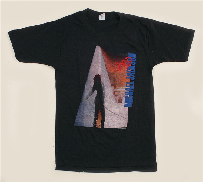 Michael Jackson Owned & Worn "Bad Tour" T-Shirt