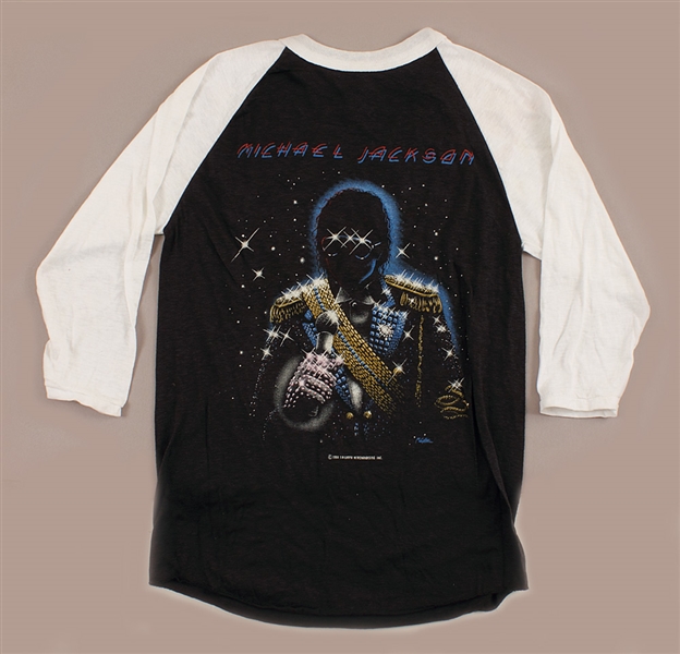 Michael Jackson Owned & Worn "Victory Tour" Shirt
