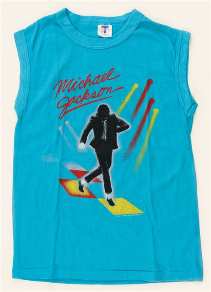 Michael Jackson Owned & Worn "Victory Tour" Shirt