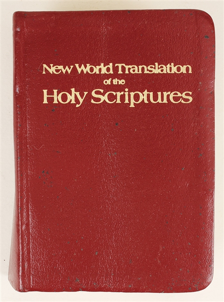 Jackson Family Owned and Used New World Translation of the Holy Scriptures