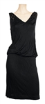 Janet Jackson Owned & Worn Black Dress with Beading
