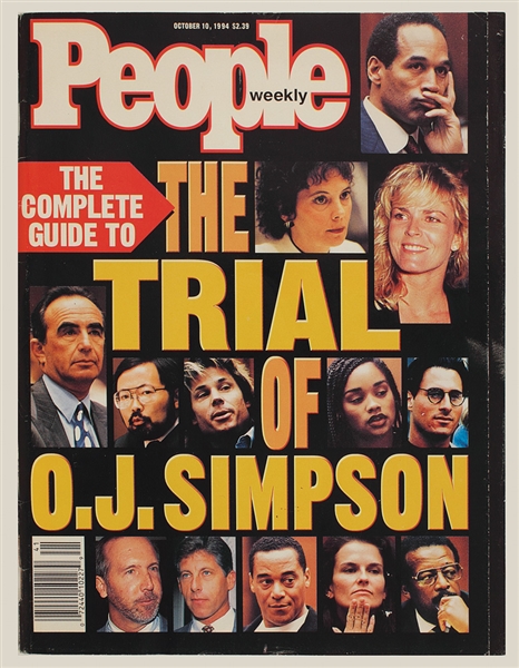 Michael Jackson Owned "People" Magazine Featuring the O.J. Simpson Trial on Cover