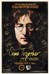 John Lennon "Come Together" All Star Tribute Concert Poster Signed by Performers