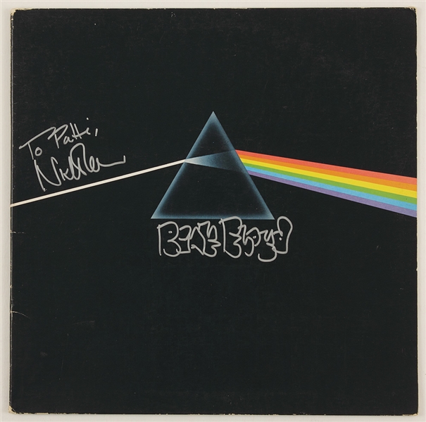 Pink Floyd Roger Waters Signed & Inscribed "Dark Side of the Moon" Album