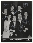Osmonds Signed Publicity Photograph