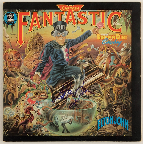 Elton John Signed "Captain Fantastic" Album