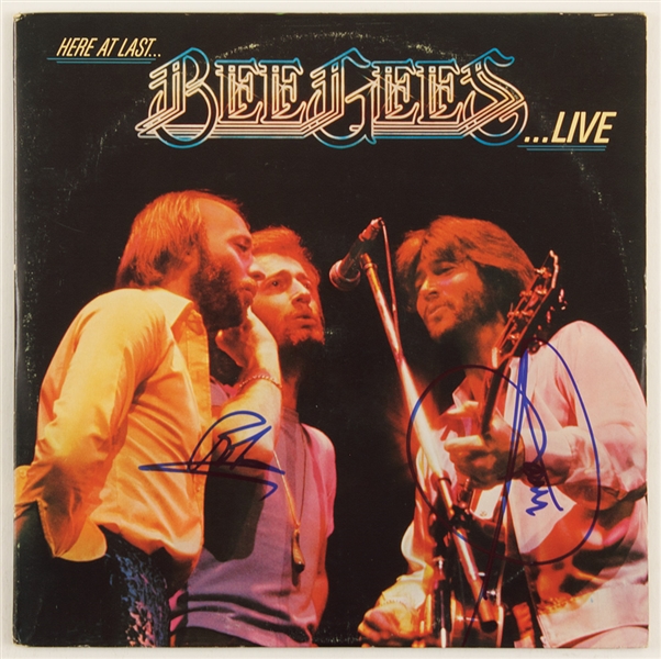 Bee Gees Signed "Live" Album