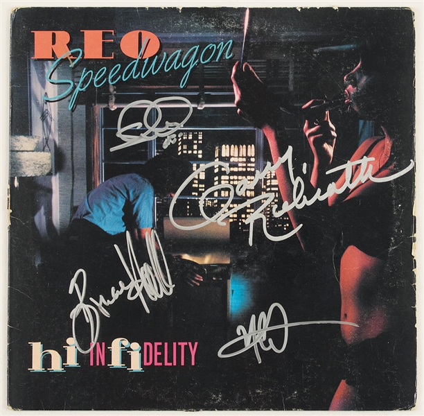 REO Speedwagon Signed "Hi Infidelity" Album