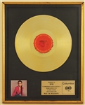 Crystal Gayle Original Miss The Mississippi Columbia Records In House Gold Album Award