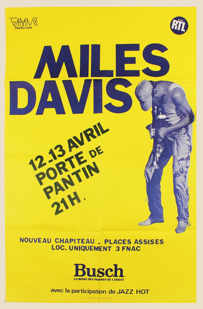 Lot Detail - 1983 Miles Davis Original On-Site Paris Concert Lot Detail - 1983 Miles Davis Original On-Site Paris Concert