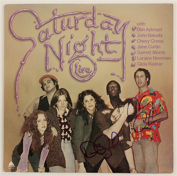 Chevy Chase & Dan Aykroyd Signed "Saturday Night Live" Album
