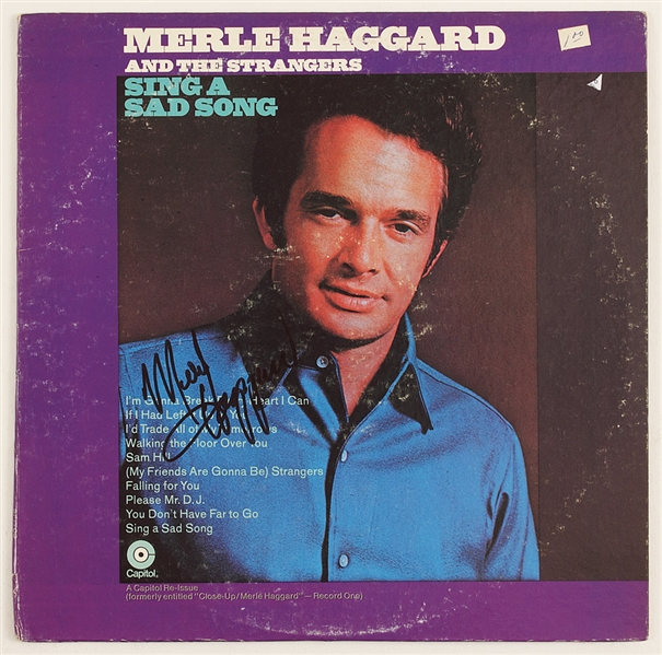 Lot Detail - Merle Haggard Signed 