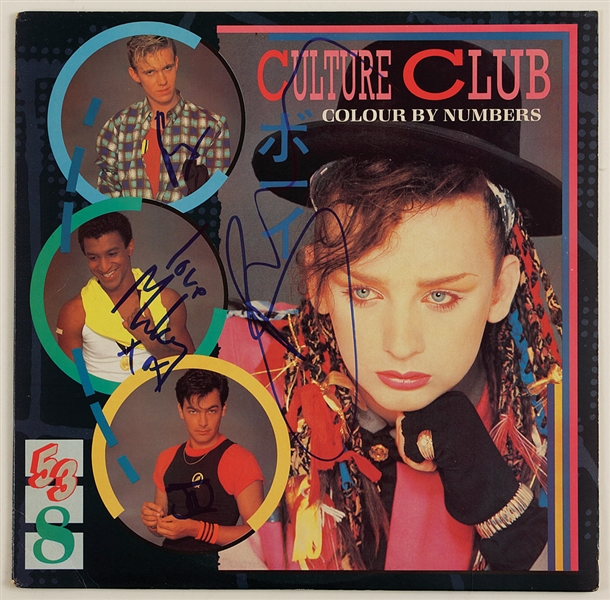 Culture Club Signed "Colour By Numbers" Album
