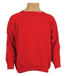 Michael Jackson Owned & Worn Long Sleeved Red Sweatshirt