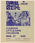 Sly & The Family Stone Original Clemson Littlejohn Coliseum Concert Poster From Sly Stone's Personal Collection