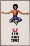 Sly & The Family Stone Original Stand Two-Sided Promotional Poster From Sly Stone's Personal Collection