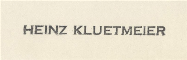 Lot Detail - Sammy Davis, Jr. Original Heinz Kluetmeier Stamped Photograph