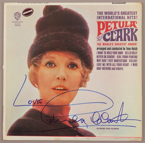 Petula Clark Signed "The Worlds Greatest International Hits" Album