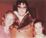 Elvis Presley Owned & Worn Custom Made Tan Suede Trench Coat With Faux Fur Collar Coat