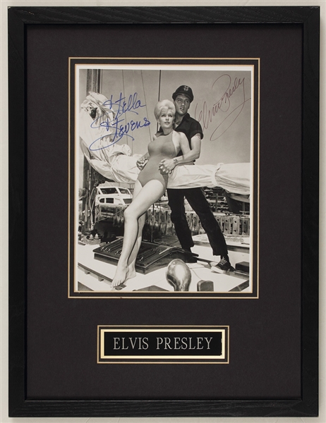Elvis Presley & Stella Stevens Signed "Girls, Girls, Girls" Original Publicity Photograph