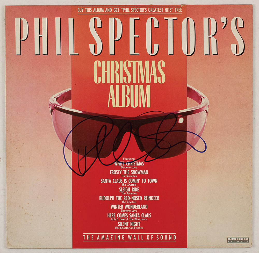 Lot Detail - Phil Spector Signed "Christmas Album"