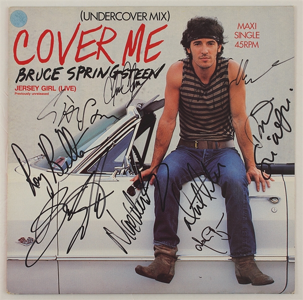 Bruce Springsteen & The E Street Band Signed "Cover Me" 12" Maxi Single