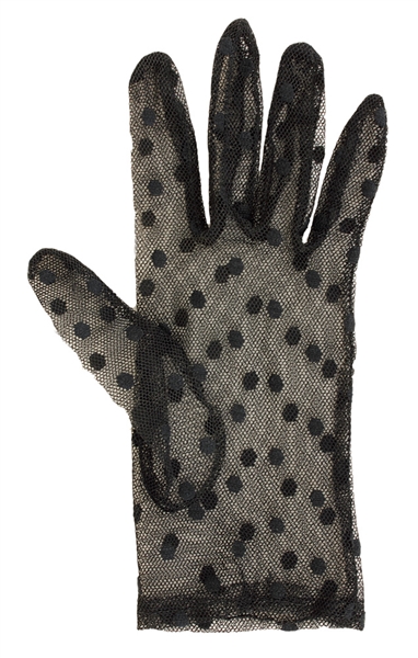 Prince Owned and Worn Black Lace Glove 