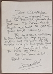 Jean-Paul Gaultier Handwritten & Signed Letter to Madonnas Brother Christopher Ciccone