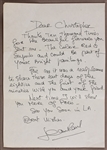 Jean-Paul Gaultier Handwritten & Signed Letter to Madonnas Brother Christopher Ciccone