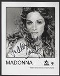 Madonna Signed & Inscribed Mario Testino Original Promotional Photograph