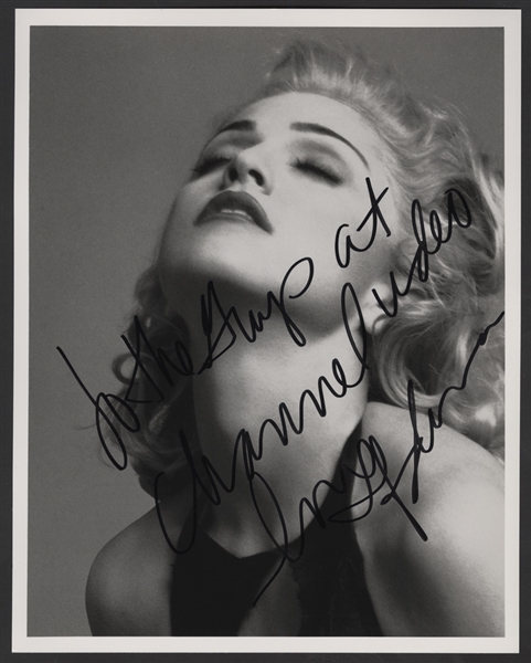 Madonna Signed & Inscribed Original Herb Ritts Promotional Photograph