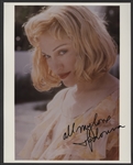 Madonna Original Promotional Photograph with Facsimile Signature