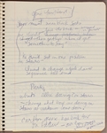 Madonna Handwritten Blond Ambition Stage Directions With Typed Wardrobe Budget and Alek Keshishian Typewritten Truth or Dare Proposal 