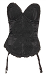 Madonna Owned & Worn Trash Lingerie Black Corset Circa 1989