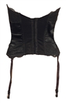 Madonna Owned & Worn Trash Lingerie Black Corset Circa 1989