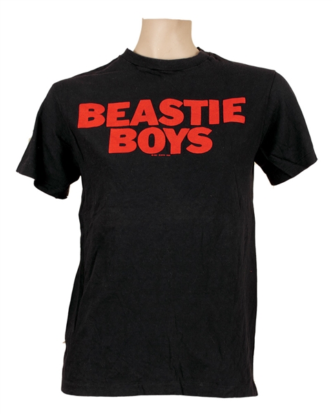Madonna Owned and Worn Beastie Boys Black T Shirt  