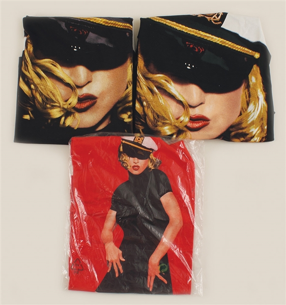 Madonna "Girlie Show" Original Herb Ritts Tour Book Shirts