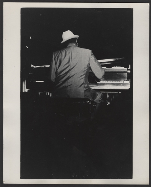 Thelonious Monk Original Quackenbush Stamped Photograph
