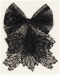 Madonna "Evita" Film Production Worn Black Lace Head Piece