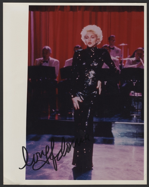 Madonna Signed Photograph