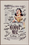Mamma Mia Original Broadway Cast Signed Poster